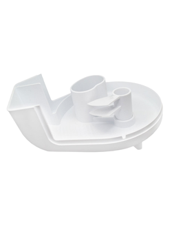 Оригинальная пластиковая крышка в сборе с ручкой, пружинкой и гребенкой к соковыжималке Журавинка