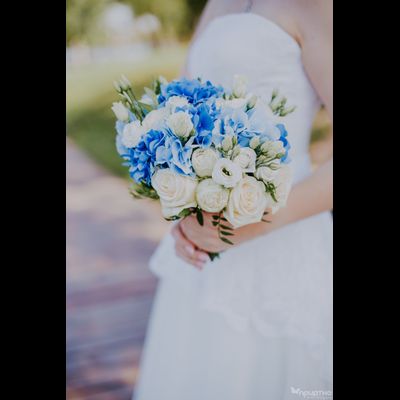 Букет невесты &amp; Бутоньерка № 1358