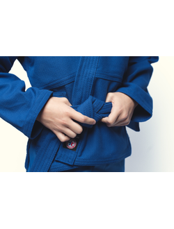 Куртка детская для самбо плетеная ВФС BRAVEGARD Junior синяя