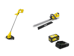 Комплект Триммер + Кусторез + АКБ + ЗУ