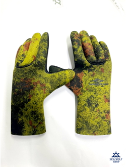 Перчатки неопреновые 7мм AquaTeam JACO Camo У/ОП р.XXL