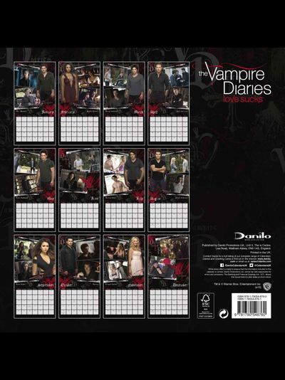 Vampire Diaries Love Sucks Official Календарь 2016