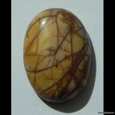 Кабошон — яшма. Россия. 24*17*5мм