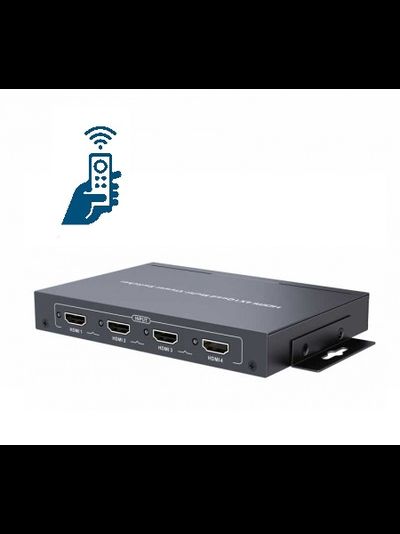 Переключатель четырёхканальный HDMI LENKENG LKV401MS