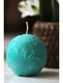 Свеча "Мир" Бирюза