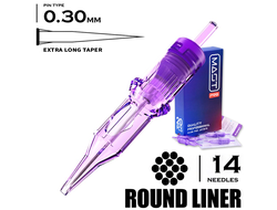 14 RLT/0.30 - Round Liner Extra Long Taper "MAST PRO"