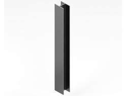 Стык для цоколя Н=100 Черный крацованное  GA0841.VP010.BKBAN.CJ  ARISTO *