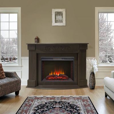 Электрокамин Венеция AO с очагом Sparta 25.5 LED