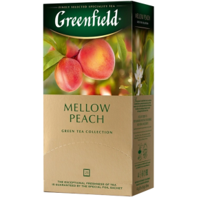 Зеленый чай в пакетиках Greenfield Mellow “Peach”, 25 шт