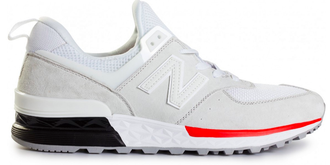 New Balance 574 Sport (Белые с черным)