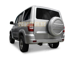 Фаркоп, шар E, 1500/75 кг. Сталь Berg для UAZ Patriot 2005-