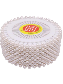 Булавка обметочная Ромашка белая, 38 мм уп. 12 штук