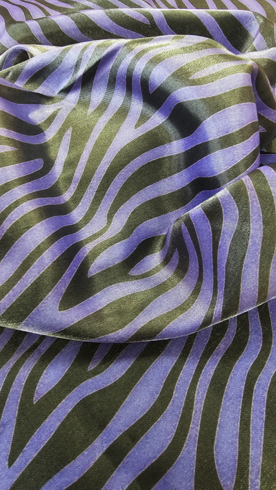 " Мокрый" шёлк МОНОРЕЙ 1813 Цвет 02 Сирень