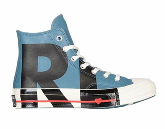 Кеды Converse Chuck Taylor 70 Love Graphic кожаные синие высокие