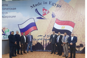 Участие в открытии павильона Египет в Фуд-Сити совместно с представителем Торгового представителя Египта