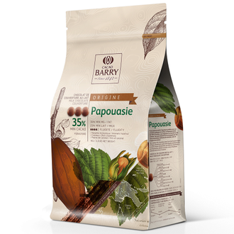 Шоколадный кувертюр Origin Papouasie Cacao Barry 35% галлеты