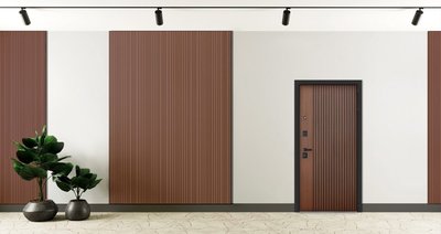 Стальная дверь   Фаворит с матовым зеркалом. Заказная модель.