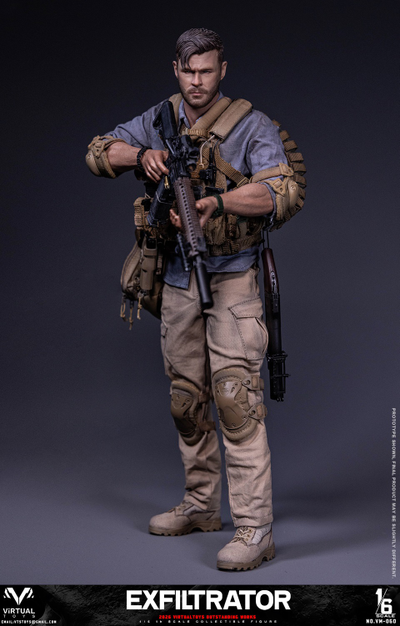 ПРЕДЗАКАЗ - Тайлер Рейк (Крис Хэмсворт, "Extraction") - Коллекционная ФИГУРКА 1/6 scale EXFILTRATOR (VM060) - VTSTOYS ?ЦЕНА: 32800 РУБ.?