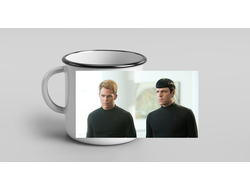 Кружка металлическая эмалированная Star Trek, Стартрек №6