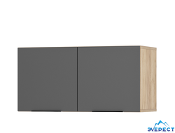 Шкаф навесной Сандра ШКН-02 крафт/графит 802*400*350