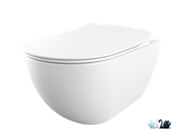 Чаша унитаза Creavit Free FE322.G0100 подвесная, матовая с безободковым смывом в магазине Marysя