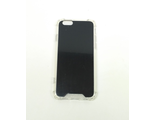 Защитная крышка силиконовая iPhone 6 Plus, акриловое зеркало, черная