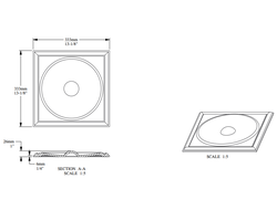 Декоративная стеновая панель из полиуретана Orac Decor W122 AUTOIRE