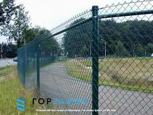 Забор для дачи из сетки с монтажом под ключ