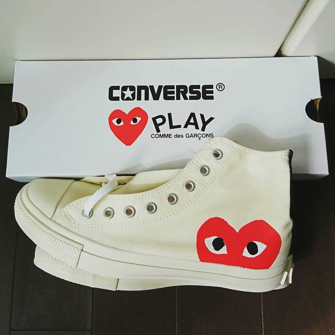 Converse comme des garcons box clearance