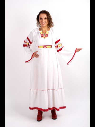 Платье льняное "На любовь к себе"