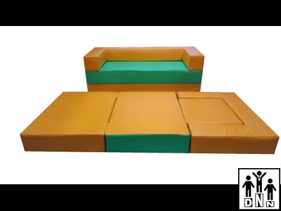 Детская игровая мебель Малыш желтый / салатовый DNN