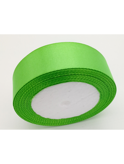 Лента атласная 25 мм, светлый зеленый арт. 52