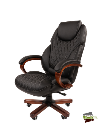 Офисное кресло "Чаирман / Chairman" 406 Россия экопремиум черное