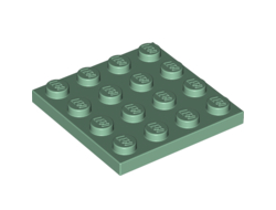 Plate 4 x 4, Sand Green (3031 / 4633695 / 6227073)