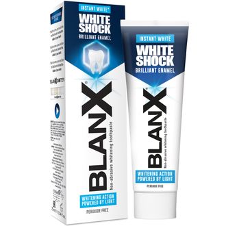 Отбеливающая зубная паста White Shock Instant White, BlanX, 75 мл.