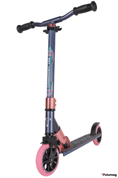 Складной городской самокат TechTeam Comfort 145R 2022 коричневый