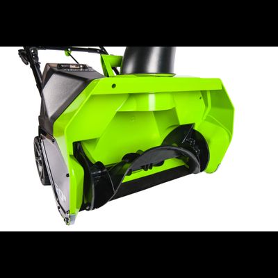 Снегоуборщик Greenworks GD40SB, SET: АКБ 4 Ач и ЗУ