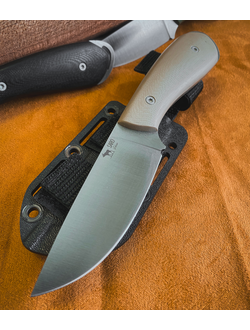 нож Лис NEXT сталь AUS10 рукоять G10, цвет  тан