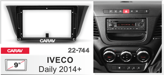 Переходная рамка CARAV 22-744   IVECO  Daily 2014+