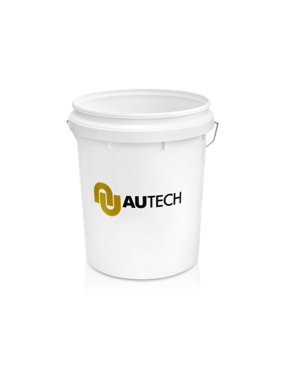 Ведро для мойки автомобиля с пескоотделителем, белое (1-н паз) Au-1053