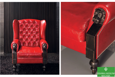 Перетяжка дорогой мебели