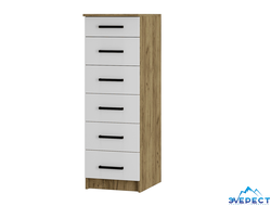 КОМОД ЕВРО КМ-04 (крафт/белый), 400*1200*500