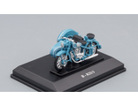 BMW R25/3 motorcycle with sidecar, light blue