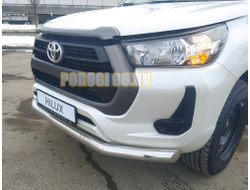 Защита переднего бампера d76 для Toyota Hilux 2020-