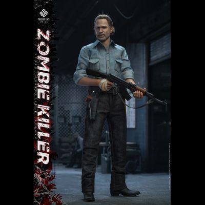 Рик Граймс (Ходячие мертвецы, Walking Dead) - КОЛЛЕКЦИОННАЯ ФИГУРКА 1/6  The Walking Dead Zombie killer (PT-sp53) - PRESENT TOYS