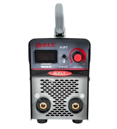 Сварочный инвертор P.I.T. PMI200-D1 IGBT (200 А,ПВ-60,1,6-3.2 мм,4квт, от пониж.тока 170,гор старт)