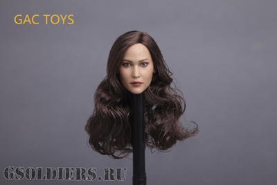 Дженнифер Лоуренс - Женская голова (скульпт)  1/6 female head sculpture in Europe and America, curly hair (GC003 B) - GACTOYS