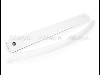 Ручка дверки духовки Лысьва (в сборе) ПГ, ЭГ, белая