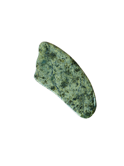 Скребок гуаша из камня змеевик, разные формы