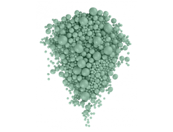 224 Драже зерн. взорв.зерна риса в цв.конд.глазури "Изумруд" микс